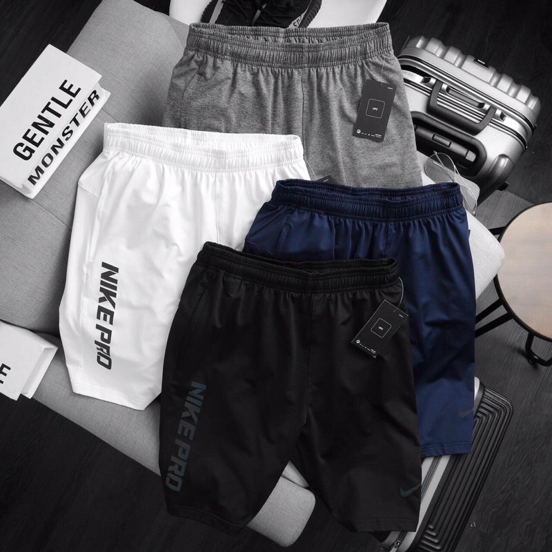 Quần đùi nam tập gym, quần thể thao thun co dãn mặc nhà,tập gym