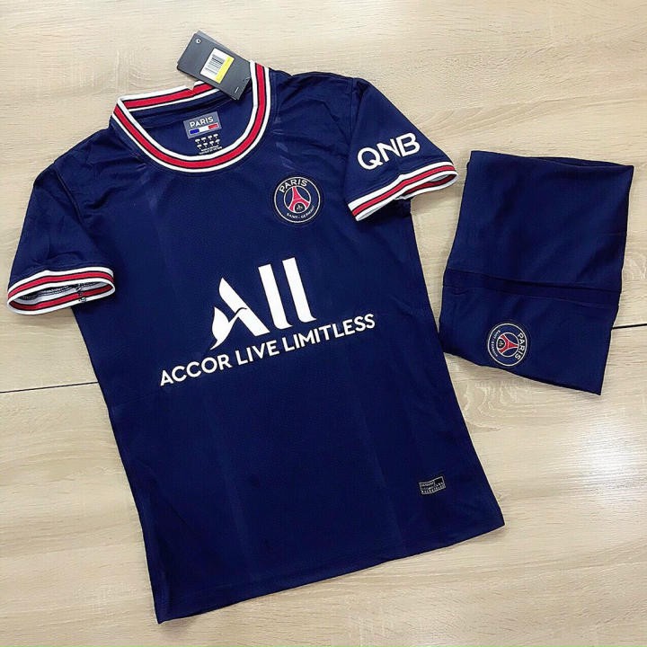 Bộ Đồ Đá Banh Paris Saint Germa (PSG) Xanh Than Mới Nhất Vải Thái Đẹp - Áo Bóng Đá PP Bởi Be Happy Sport