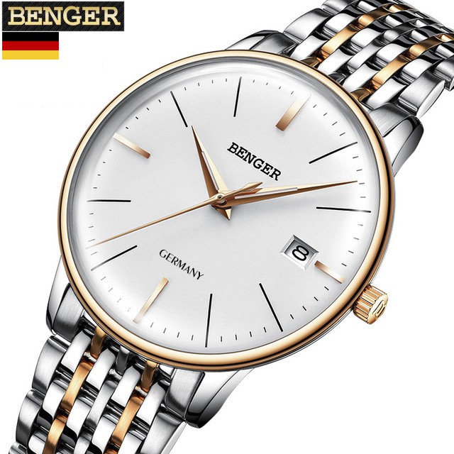 Đồng Hồ Nam BENGER BE9122 Dây Thép Không Gỉ - Hiển Thị Lịch Cao Cấp | BigBuy360 - bigbuy360.vn