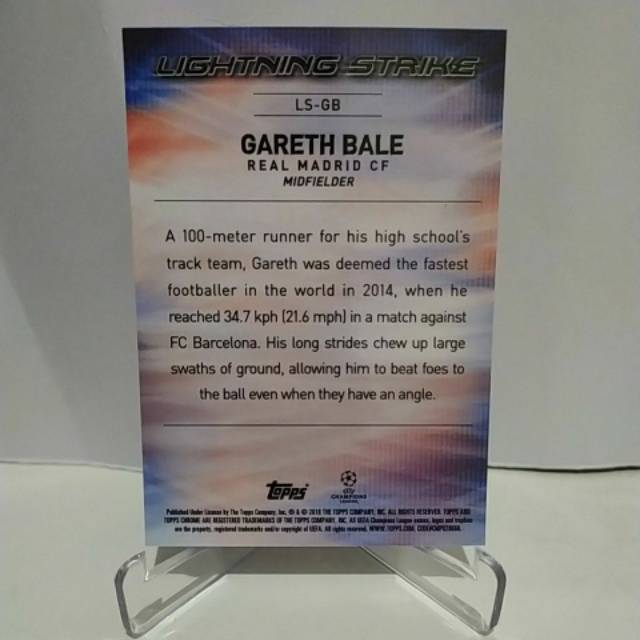 Thẻ Đánh Lửa Điện Tử Gareth Bale - Real Madrid Fc