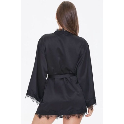 Áo khoác ngủ phối ren thắt nơ eo F21 | BigBuy360 - bigbuy360.vn