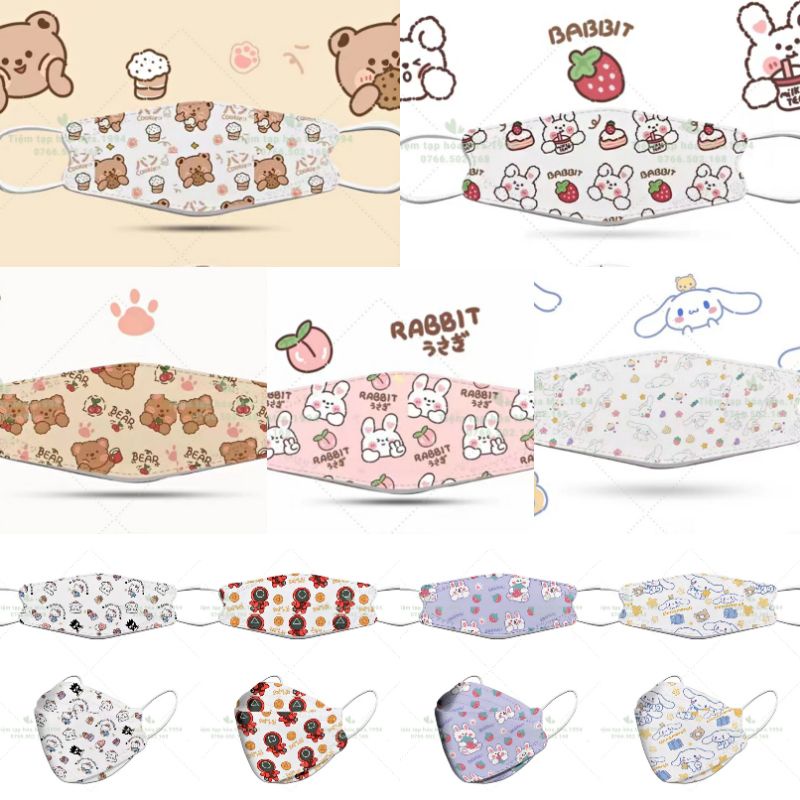 &lt;Seal riêng&gt; Giá 1 (MỘT) cái Khẩu trang KF94 - 4 lớp người lớn