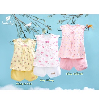 Bộ áo chữ A bé gái Lullaby