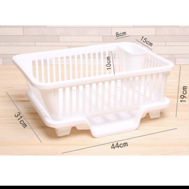 Rổ úp bát có khay hấng nước size đại