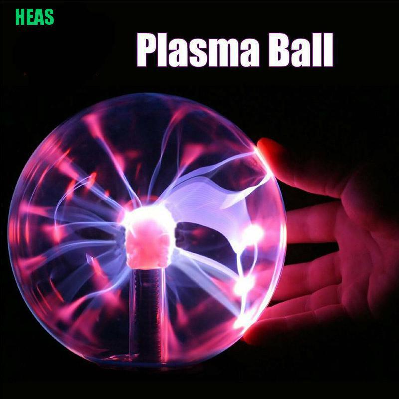 Đèn để bàn hình quả cầu ma thuật bằng kính plasma phong cách