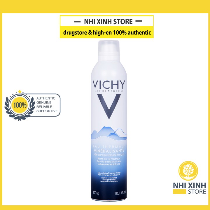 Xịt Khoáng Dưỡng Da Vichy Mineralizing Thermal Water (50,150,300ml)