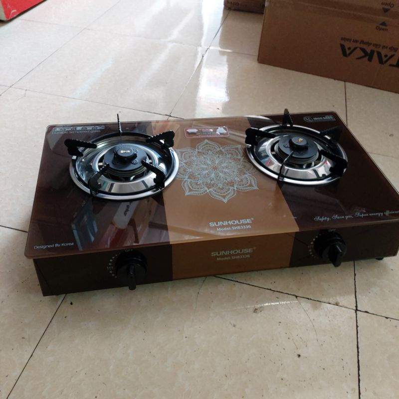 Bếp Ga Dương Kính SUNHOUSE SHB3336 New 2021