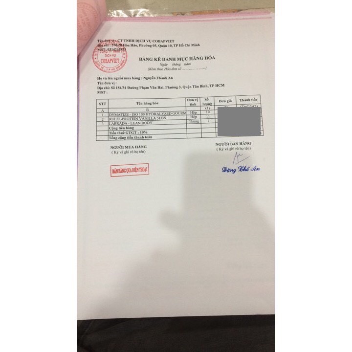 Rule 1 Protein Isolate 5lbs - Sữa tăng cơ, tăng cân giảm mỡ cho người tập gym