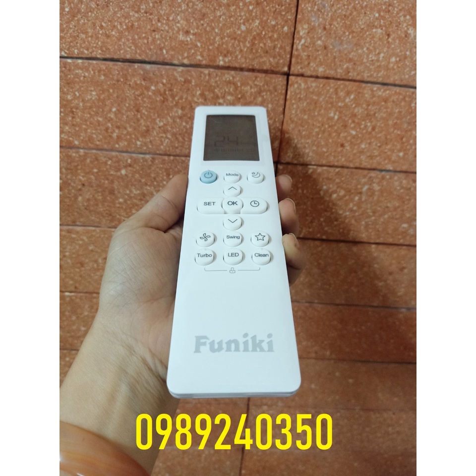 Điều khiển điều hòa Funiki 2 chiều chính hãng
