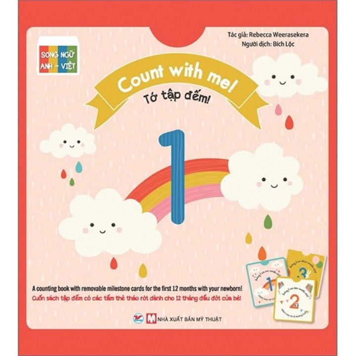 Combo Sách Tương Tác - Song Ngữ Anh Việt: Count With Me + My First + Things I Did + Today, I… (Bộ 4 Cuốn)