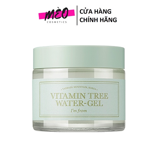 Kem dưỡng ẩm I’m From Vitamin Tree Water Gel 75g🌟Sáng Da🌟Mềm Mịn Da🌟Căng Bóng Da🌟Ko Nhờn🌟