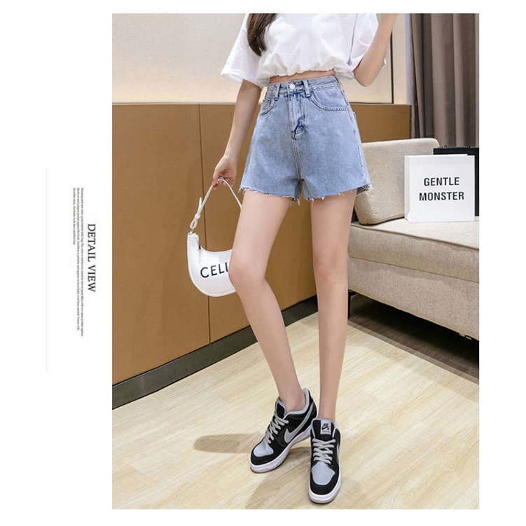 NRVP Quần Short Jeans Lưng Thun Plus Size