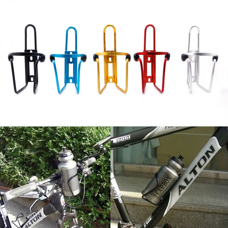 Giá Đỡ Bình Nước Chất Liệu Nhôm Gắn Xe Đạp Leo Núi Tiện Dụng