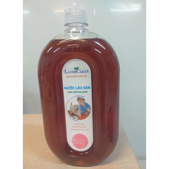 Nước lau sàn hữu cơ Layer Clean hương Quế đậm đặc 900ml