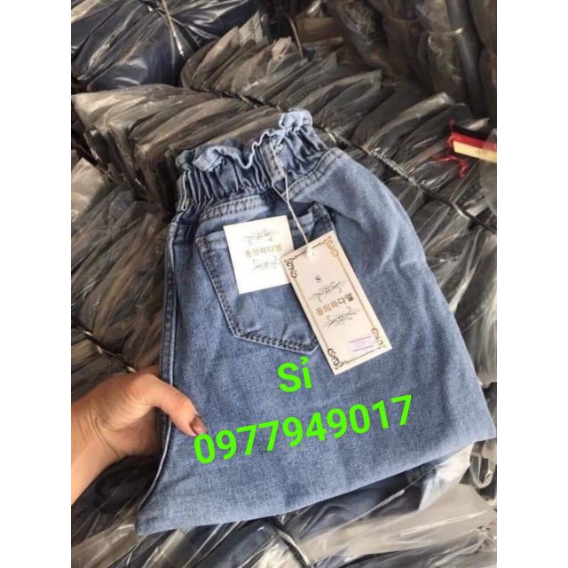 freeship  Quần jeans cạp chun cao hàng đẹp (video+ảnh thật) xả kho giá gốc | BigBuy360 - bigbuy360.vn