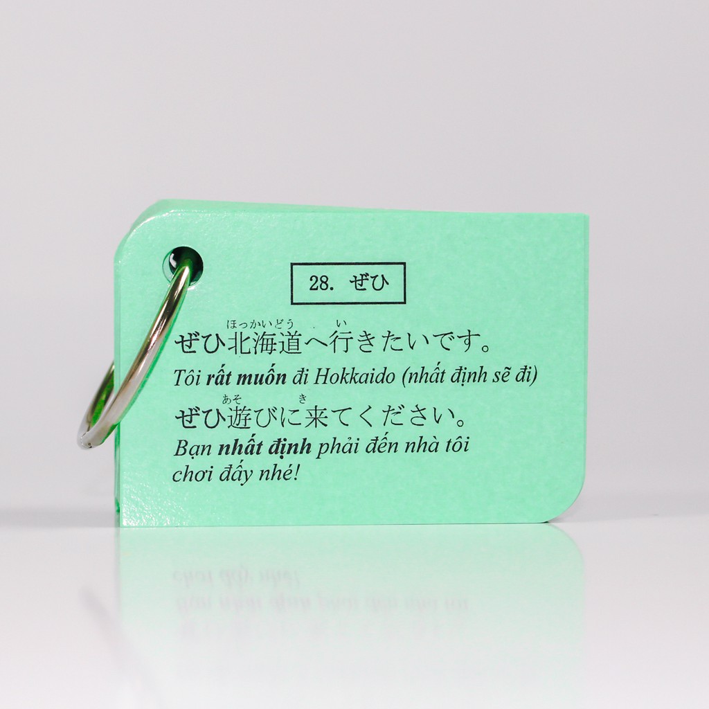 Bộ KatchUp Flashcard Ngữ Pháp Sơ Cấp N5,4 Minna no Nihongo