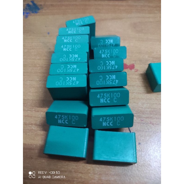 Tụ 4,7uf và 6,8uf 100v Nippon Chemical