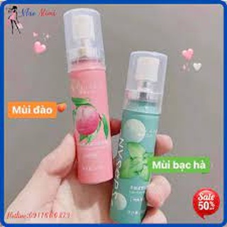 Xịt thơm miệng vị đào/ bạc hà thơm mát