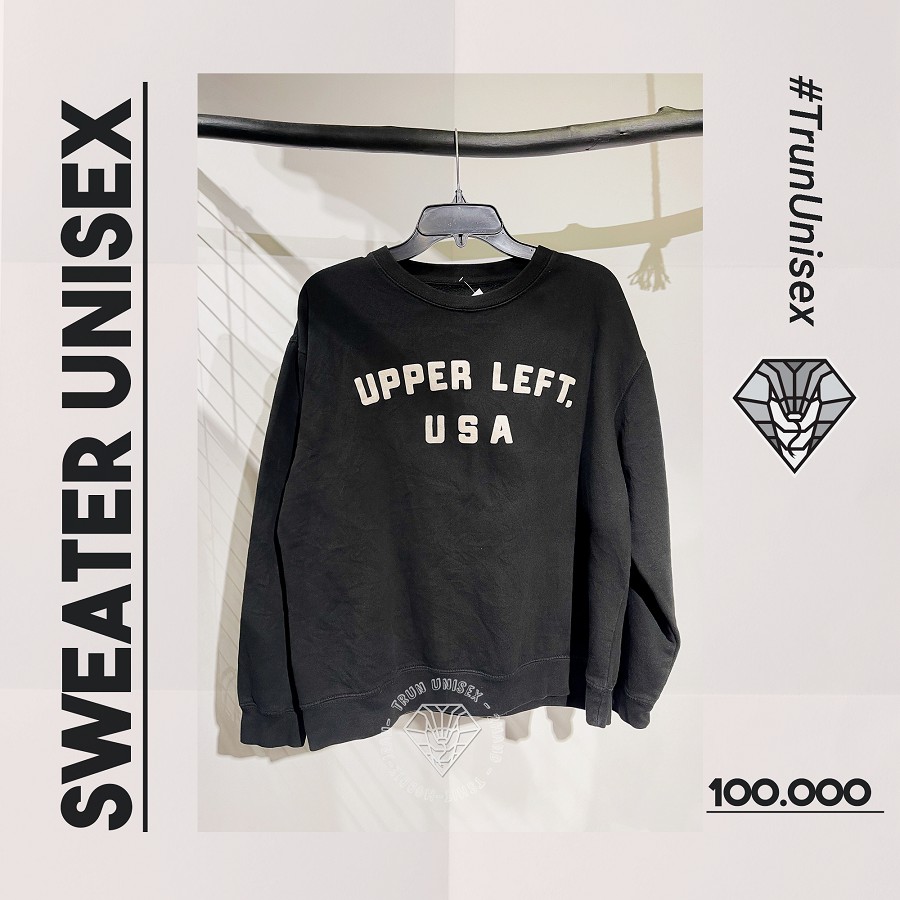 [TRUNUNISEX] [CHỌN MẪU/ SIZE] - 100k - Áo Sweater Mỹ 2Hand | BigBuy360 - bigbuy360.vn