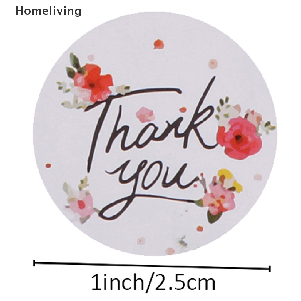 Cuộn 500 Nhãn Dán Tròn Thank You Trang Trí Tiệc