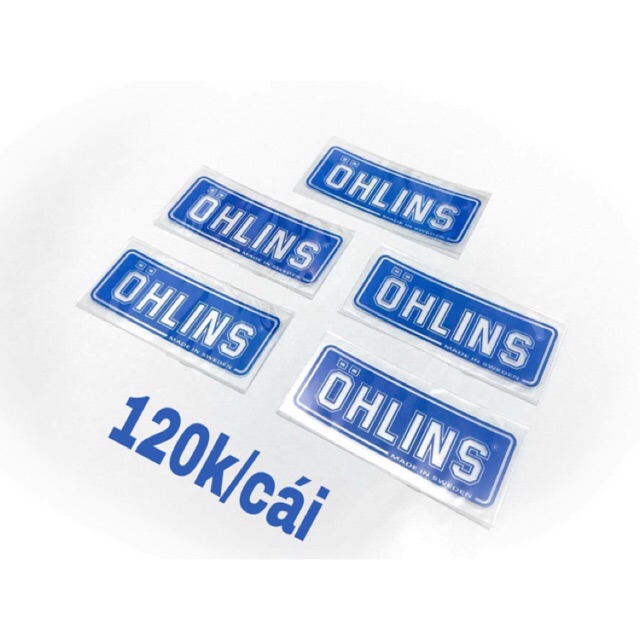 Tem bình dầu Ohlins Thụy Điển