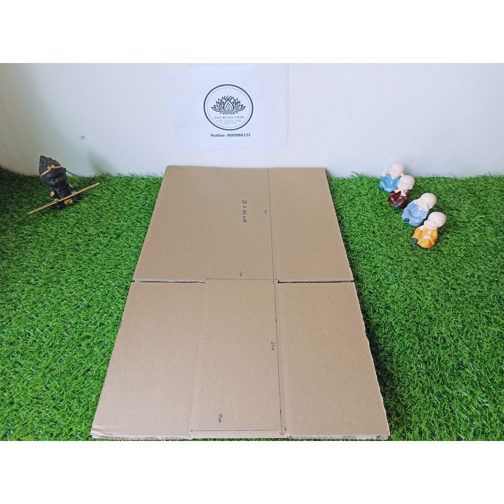 10 Hộp carton 30*20*10❣️ Hộp ship cod đối khẩu,3 lớp
