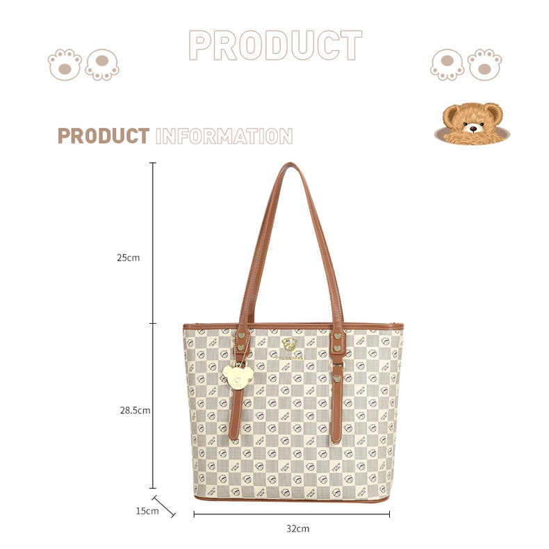 Túi tote TTWN BEAR TN1262 chính hãng