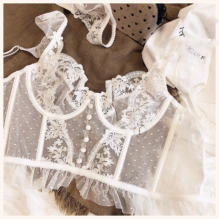 Áo Bra Ren Corset Thiên Thần Cực Sexy