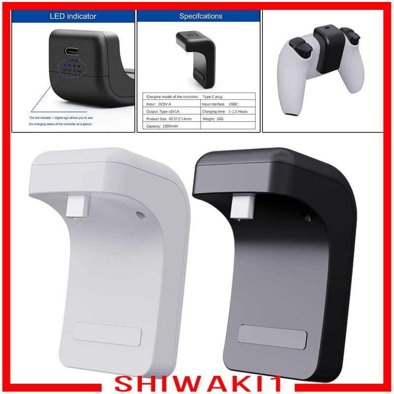 Bộ Sạc Pin Shiwaki1 1800mah Có Đèn Led Cho Tay Cầm Ps5 | BigBuy360 - bigbuy360.vn