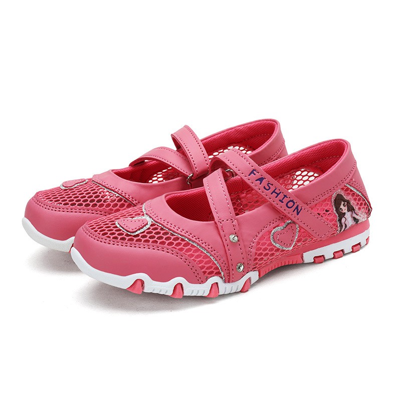 Giày búp bê bé gái màu hồng xuất khẩu cao cấp từ 3 - 12 tuổi PD302