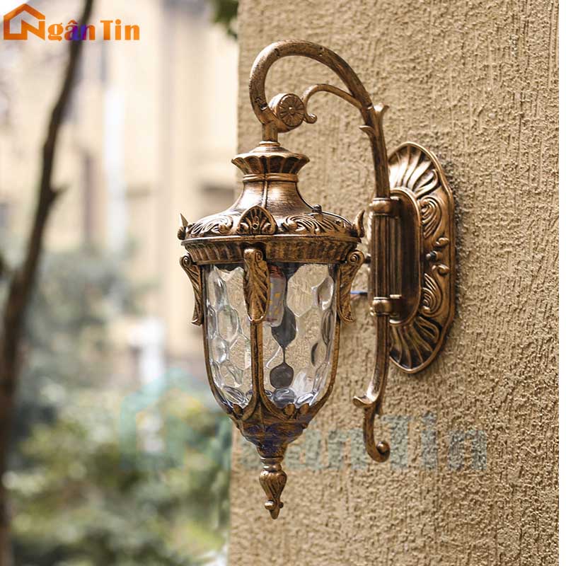 Đèn treo tường gắn tường ốp tường ngoài trời cổng sân vườn 12W 220V TD51 Ngân Tin