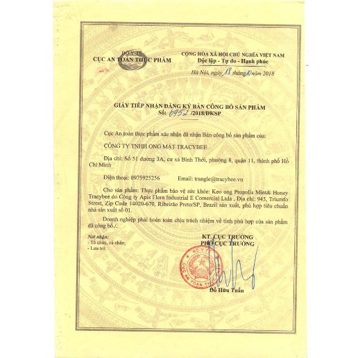 Keo Ong Xịt Chống Viêm Họng  - CHÍNH HÃNG TRACYBEE