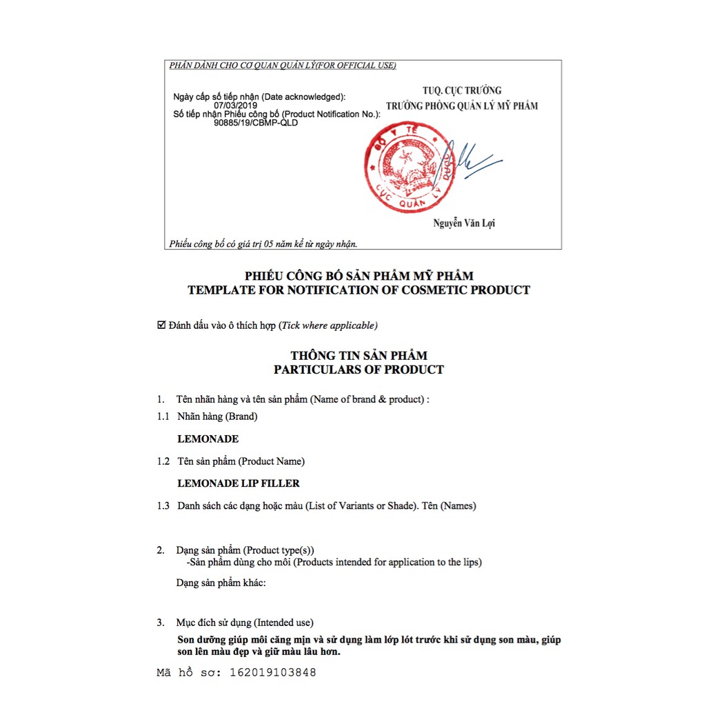 SON LÓT DƯỠNG ĐẦY MÔI LIP FILLER LEMONADE | BigBuy360 - bigbuy360.vn