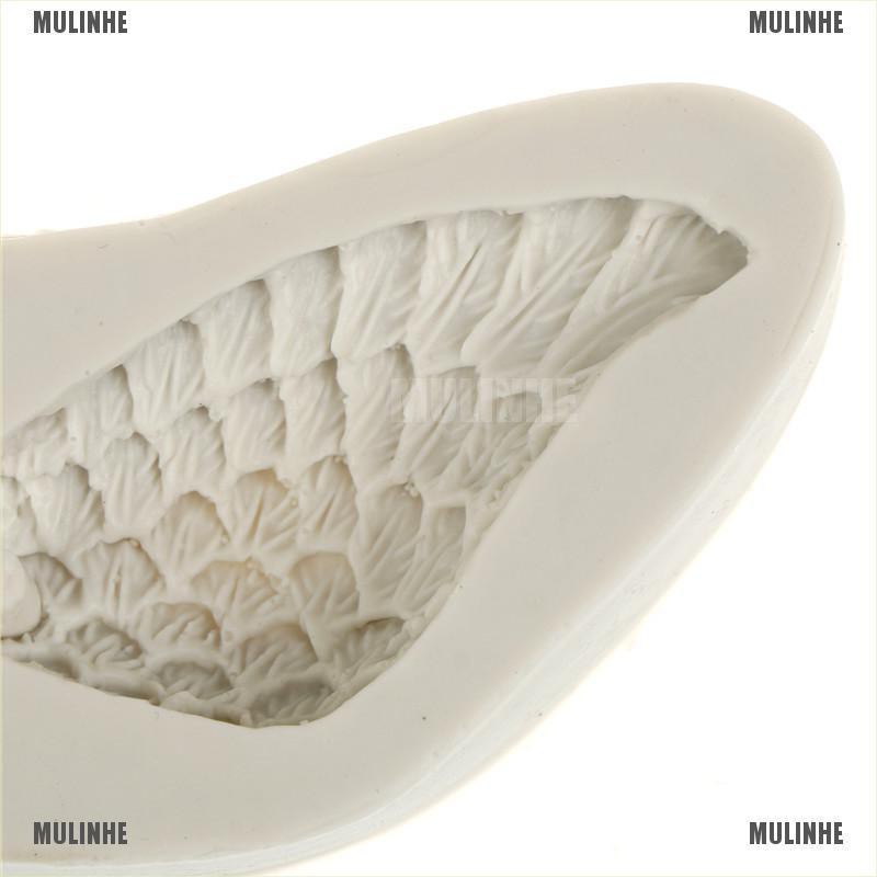 Khuôn silicone tạo hình đôi cánh thiên thần trang trí bánh