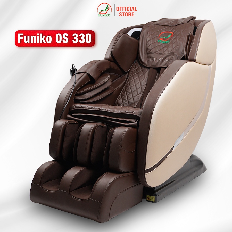 Ghế massage 4D di chuyển Funiko OS 330,bảo hành 10 năm massage trị liệu chuyên sâu