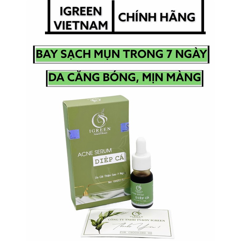 Serum Diếp Cá DIỆT MỤN, GIẢM THÂM, SE KHÍT LỖ CHÂN LÔNG, PHỤC HỒI HƯ TỔN, CĂNG BÓNG, SÁNG DA