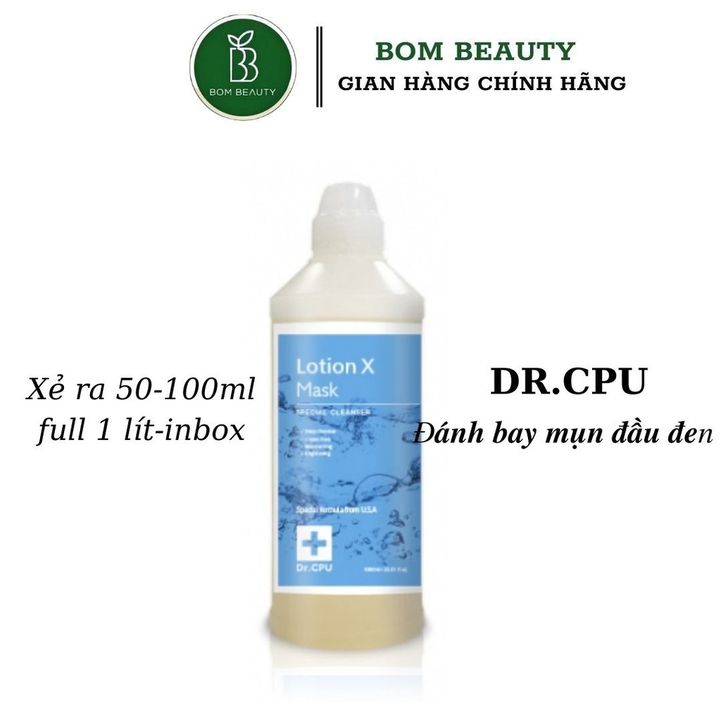 Mẫu thử Lotion đánh bay mụn đầu đen Dr.CPU