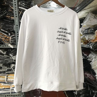 Áo nỉ Sweater "IMFINE"