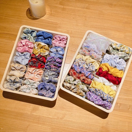 Set 5/8 Dây Cột Tóc Đuôi Ngựa Co Giãn Phong Cách Hàn Quốc Cho Nữ