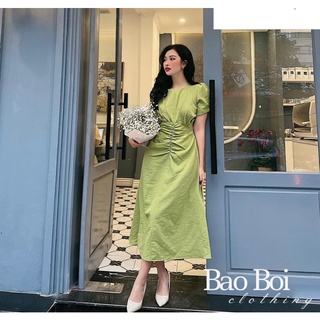 Váy đũi rúm eo dáng dài siêu xinh