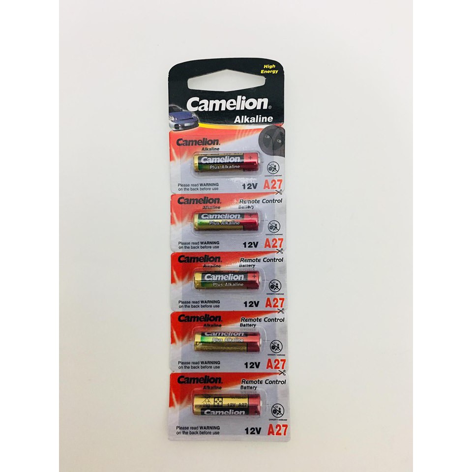 Pin 12V A27 Camelion dùng cho điều khiển cửa cuốn,xe máy, ô tô,....