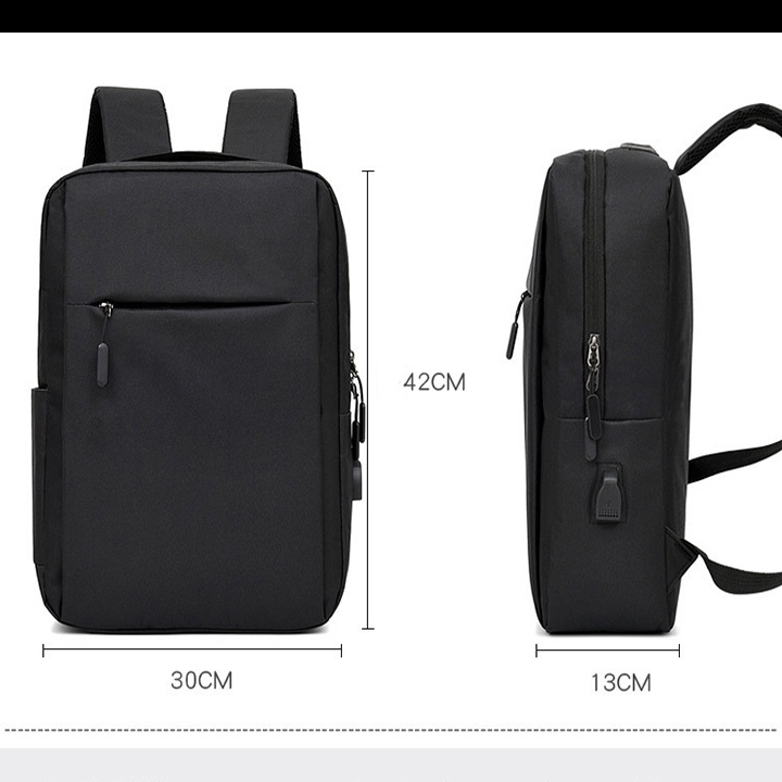Balo laptop, Balo công sở văn phòng tặng kèm dây sạc USB tiện lợi BL03