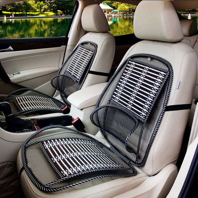 Lót ghế và tựa lưng ô tô bằng tre thoáng mát cao cấp cho ô tô, xe hơi, xe khách, xe tải, văn phòng tiện lợi