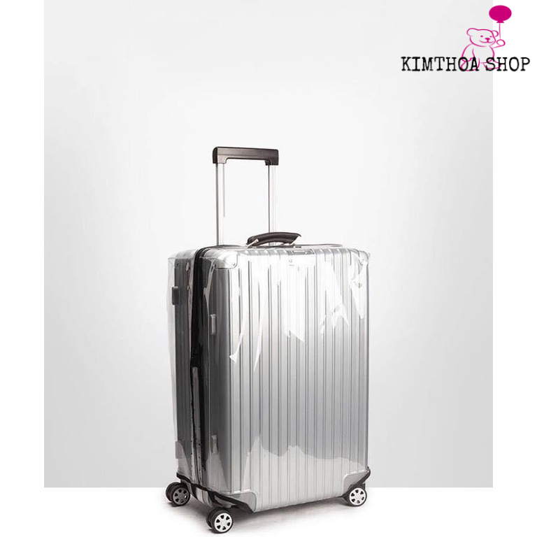 Bọc bảo vệ vali, áo trùm vali nhựa trong suốt chống trầy xước đủ size 20,22,24,26,28