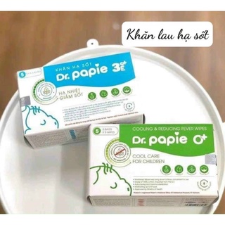 Khăn lau hạ sốt dr.papie cho bé từ 0m+, 3m+