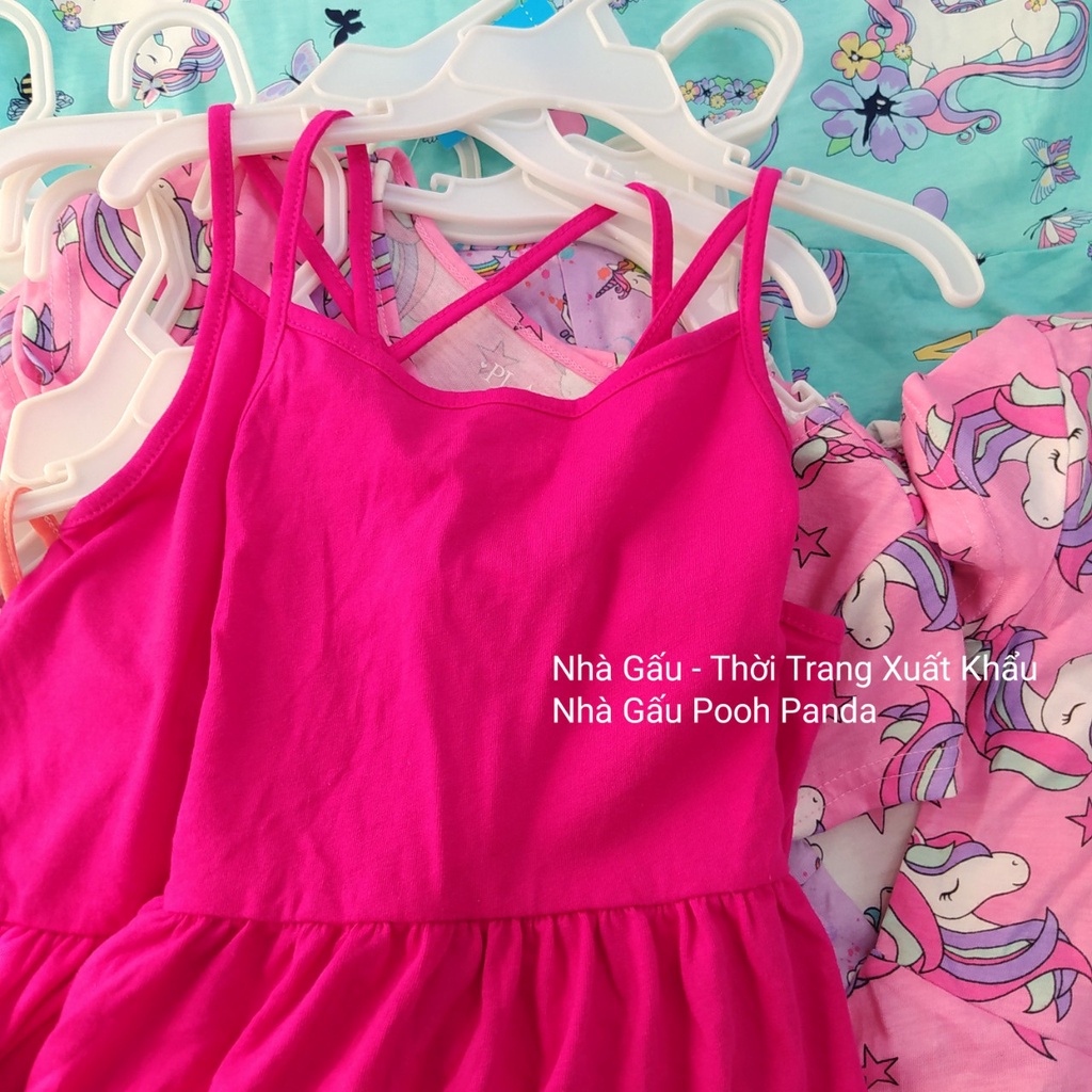 Đầm size đại cho bé gái hồng BG3031