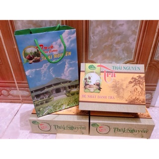 Hộp quà biếu - trà tân cương thái nguyên