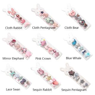 Set 5 Kẹp Tóc Đáng Yêu Cho Bé Gái