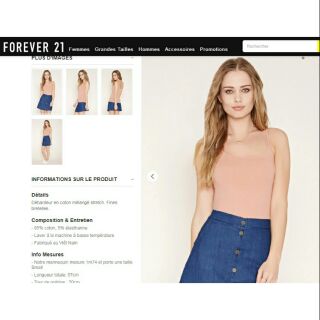 Combo 5 áo 2 dây F21 xuất EU dư xịn