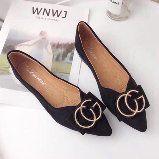 Giày bệt nơ xinh xấn